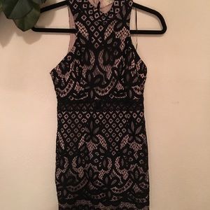 Rumor Boutique black lace dress size M